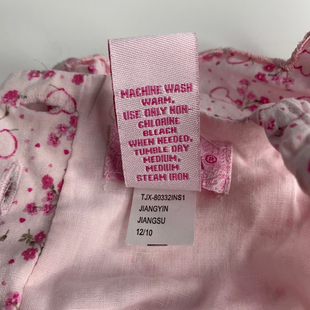 Camilla Girls Pink Dress Sundress Floral Hearts - Picture 3 of 7